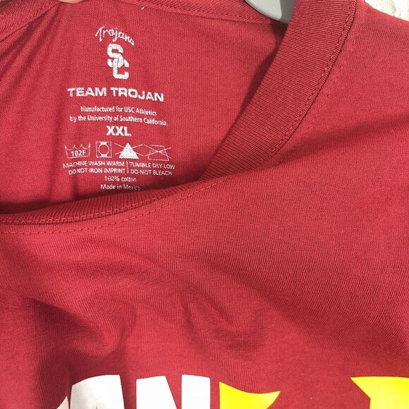 USC Trojans Nation T-Shirt Men’s XXL Short Sleeve T-Shirt Team Trojan Red NWT - Picture 7 of 9